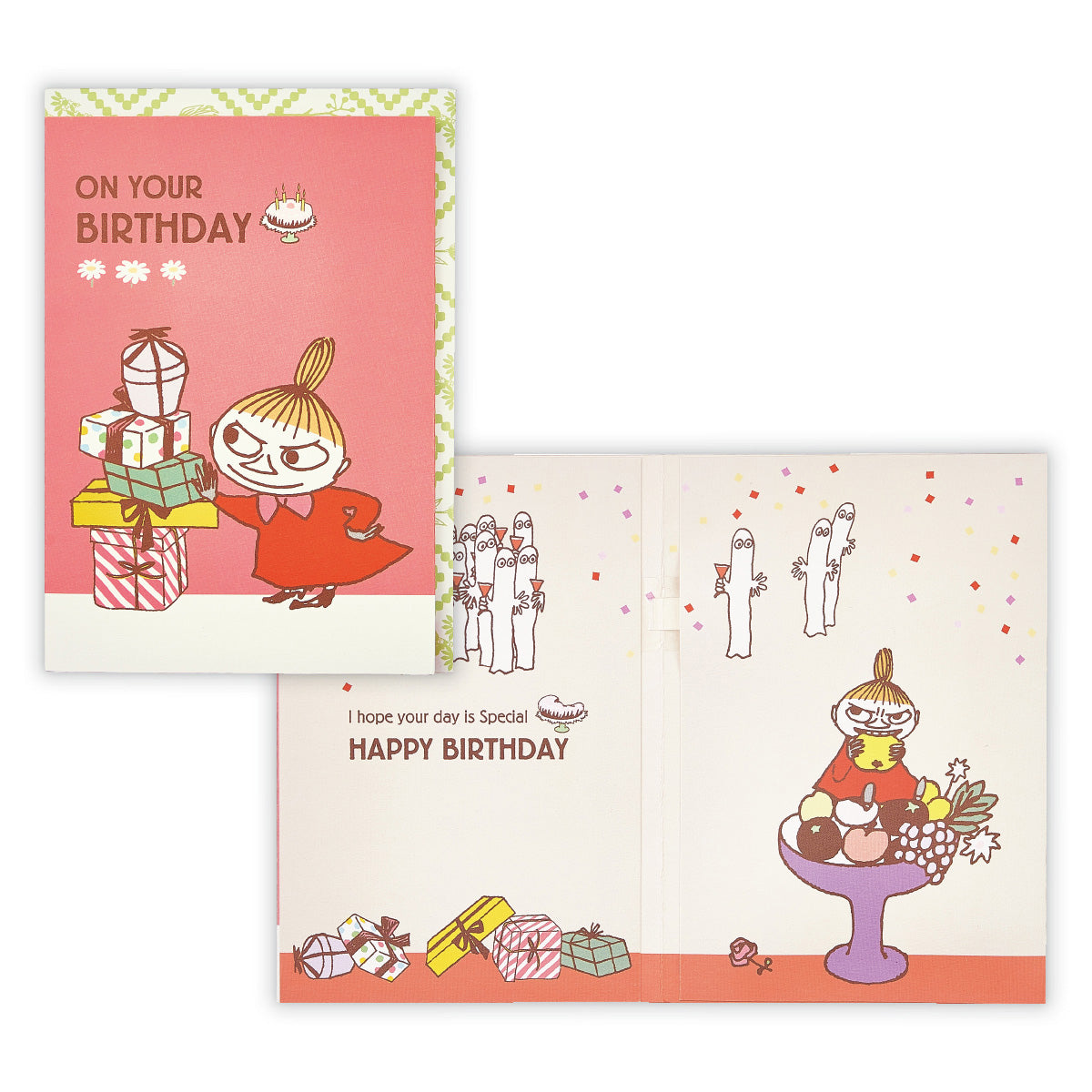 ムーミン プレゼントとリトルミイII【誕生お祝い／オルゴールカード