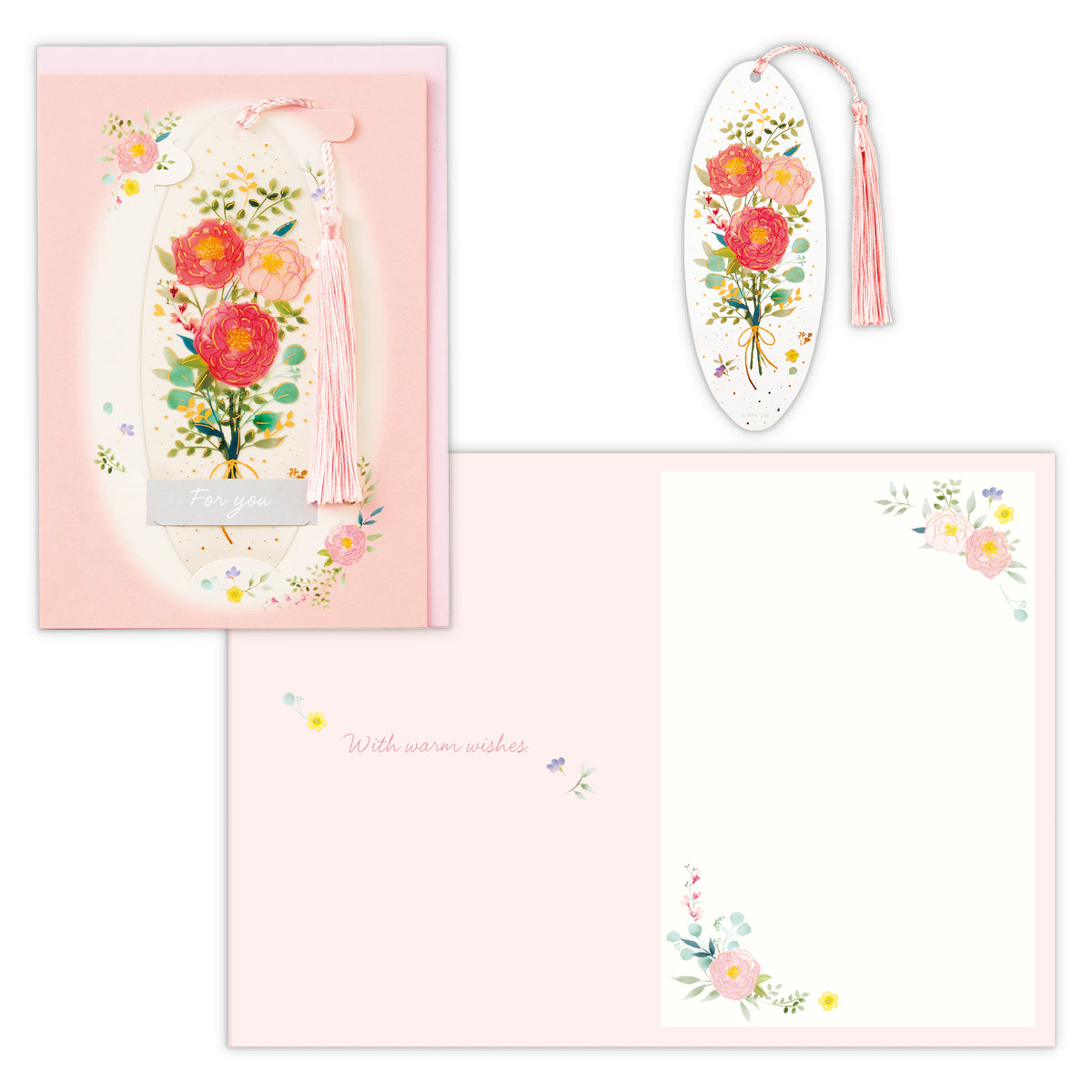 ピオニー【しおり付きカード／多目的／フルリール】｜日本ホールマーク