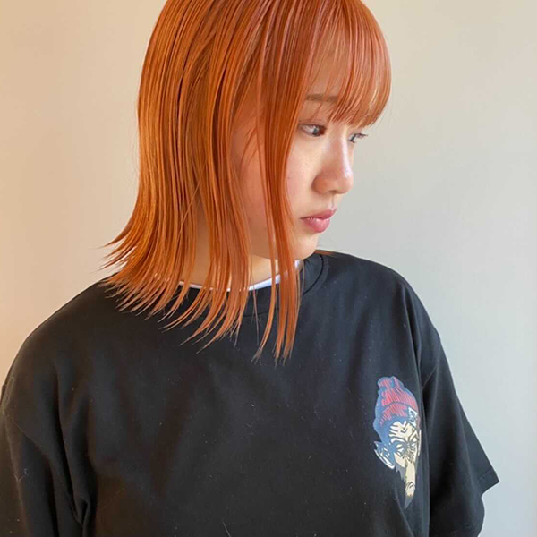 シャーベットオレンジ｜hair Lapis（ヘアーラピス）