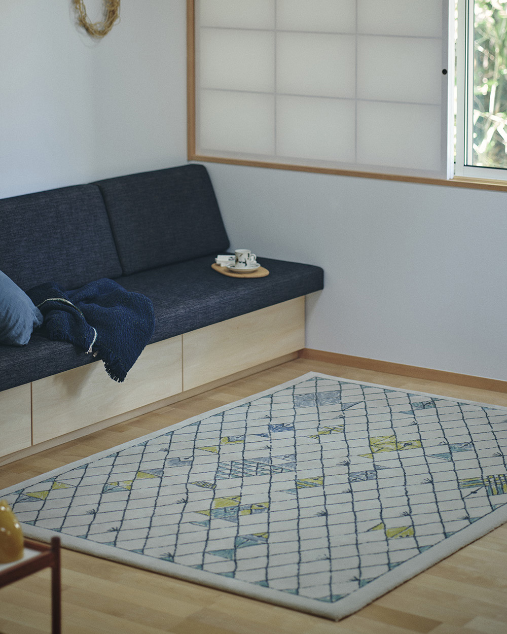 happy ocean - 山形緞通 × ミナ ペルホネン