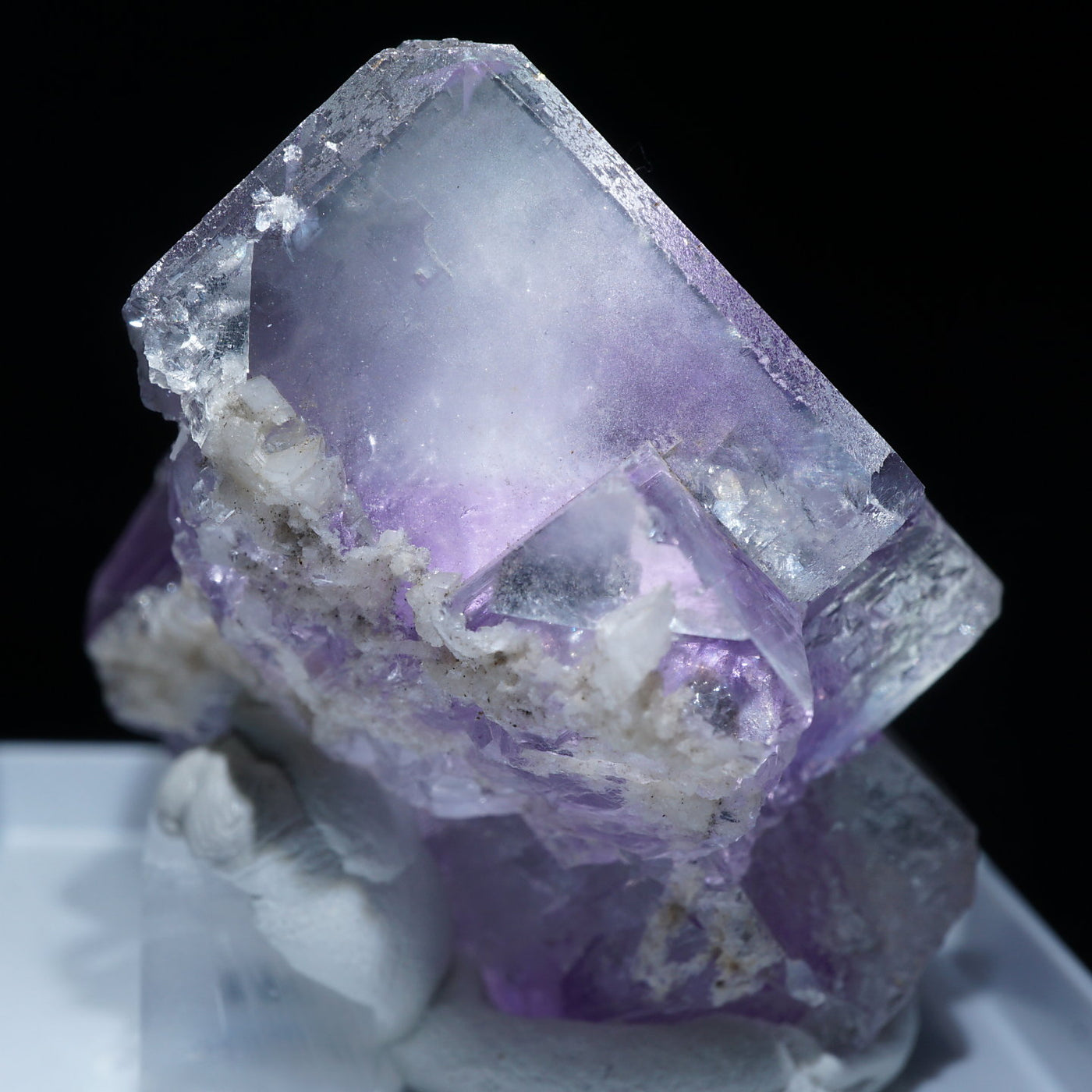 中国湖南省上堡(Shangbao)鉱山産 パープルフローライト 中国湖南省上堡