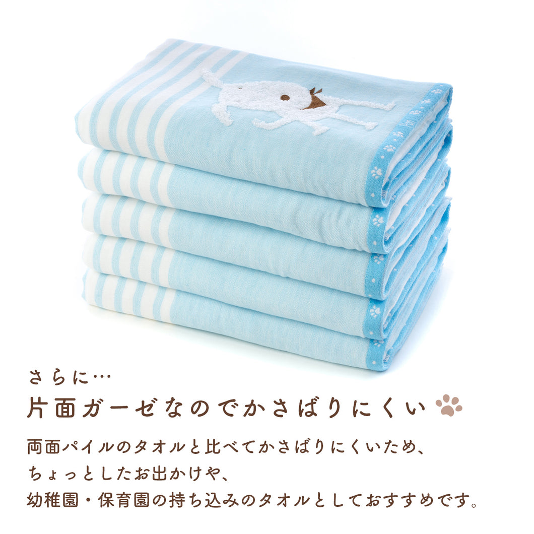 PONちゃんガーゼ バスタオル ｜今治の老舗タオルメーカー【ハート