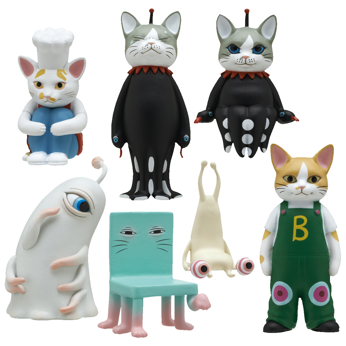 ヒグチユウコ フィギュアマスコット3」｜ヒグチユウコ Higuchi Yuko