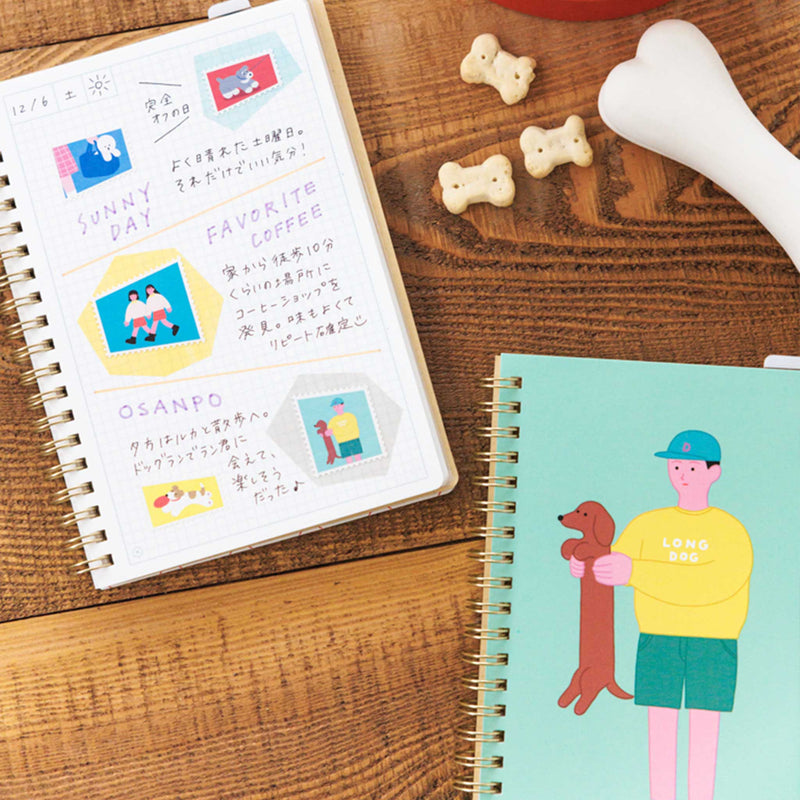 ストア限定日付シートシール付き】HITOTOKI NOTE コミックサイズ