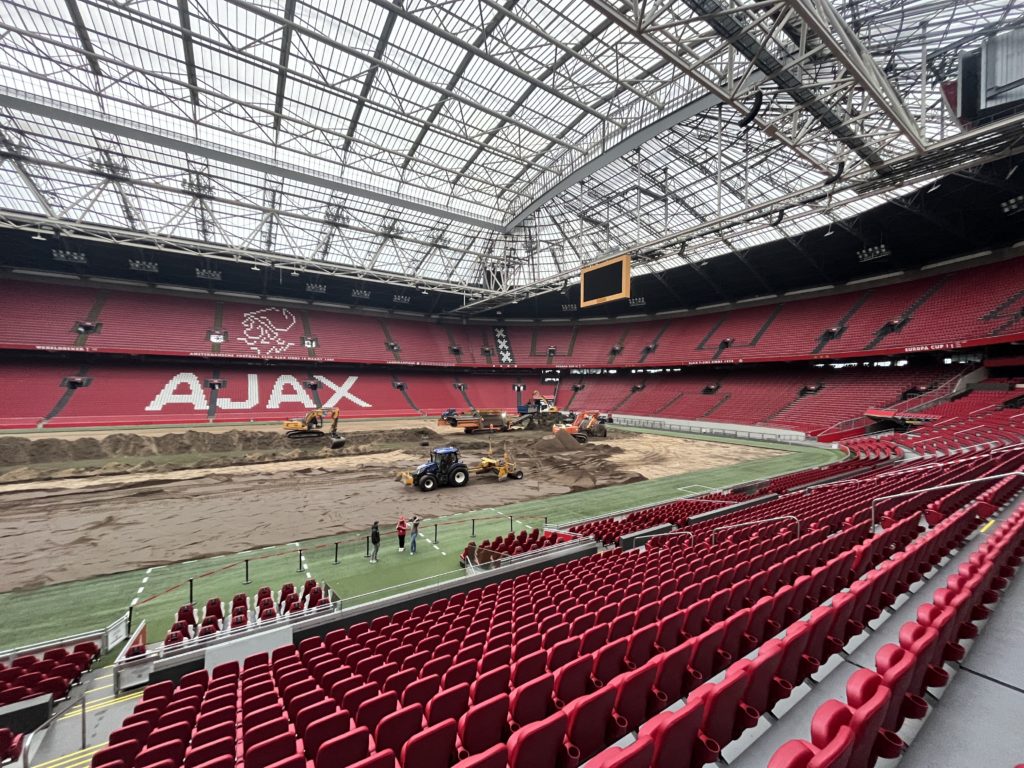 アヤックスの本拠地、『ヨハンクライフアレナ』のスタジアムツアーに