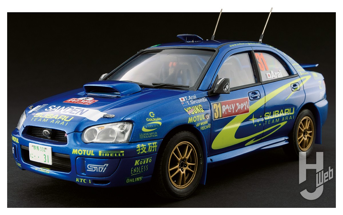インプレッサWRX STI 勝田範彦1/43 ラック仕様限定版 ROAD to RALLY