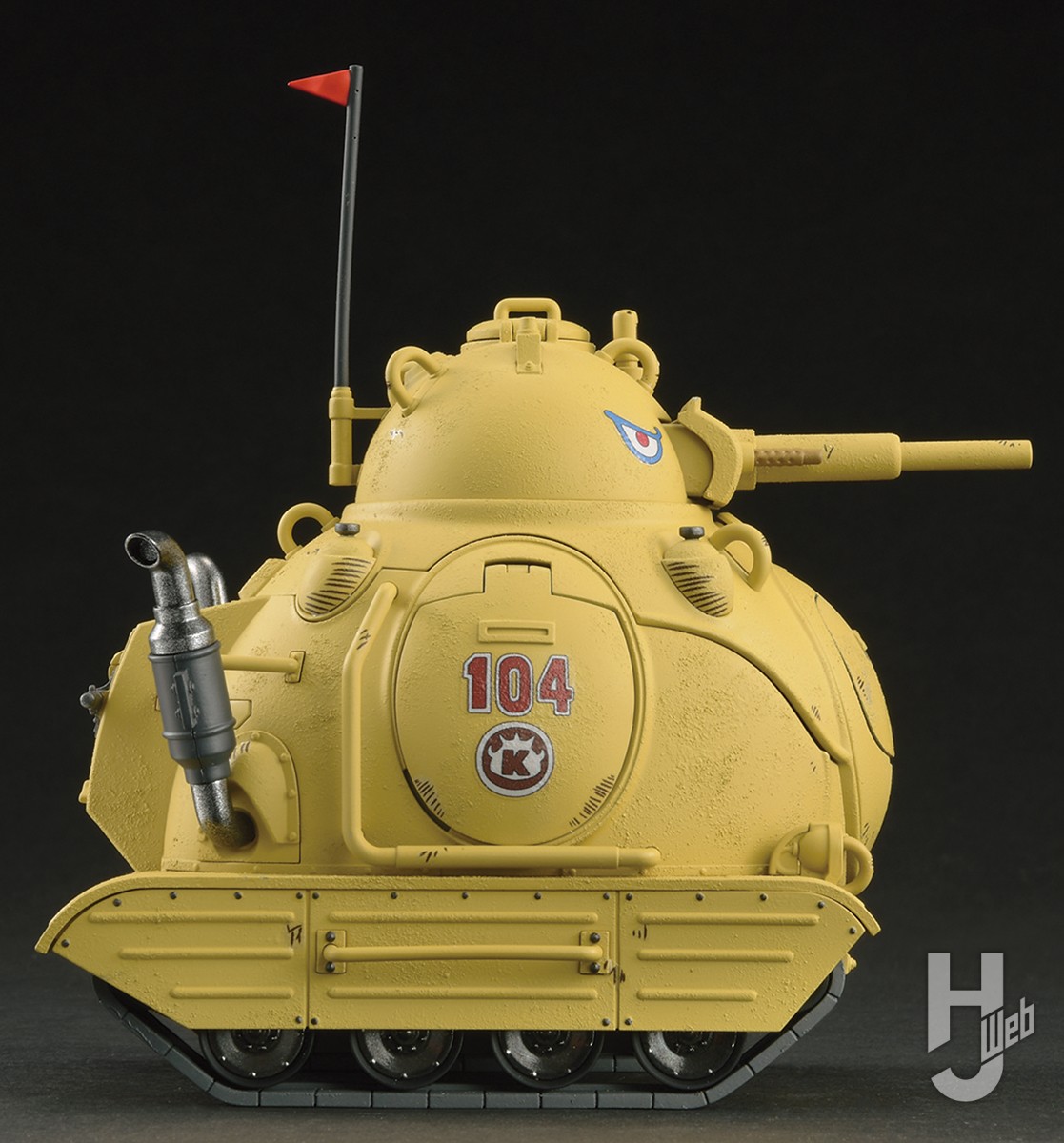 映画『SAND LAND』より、超合金で「サンドランド国王軍戦車隊104号車