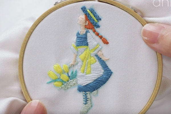 動画紹介！】かわいい「赤毛のアン」が簡単に刺繍できる！ | 本がすき。