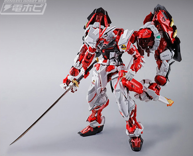 METAL BUILD ガンダムアストレイ レッドフレーム」と組み合わせて