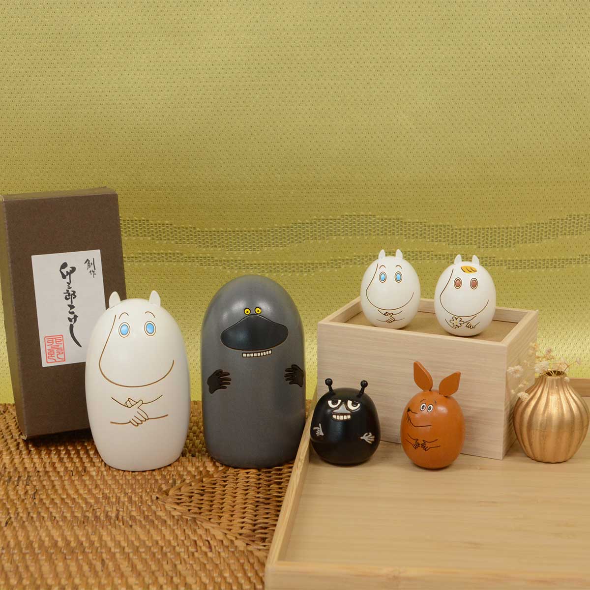 Moomin ムーミン 卯三郎こけし スニフ ( ミニ )｜北欧雑貨