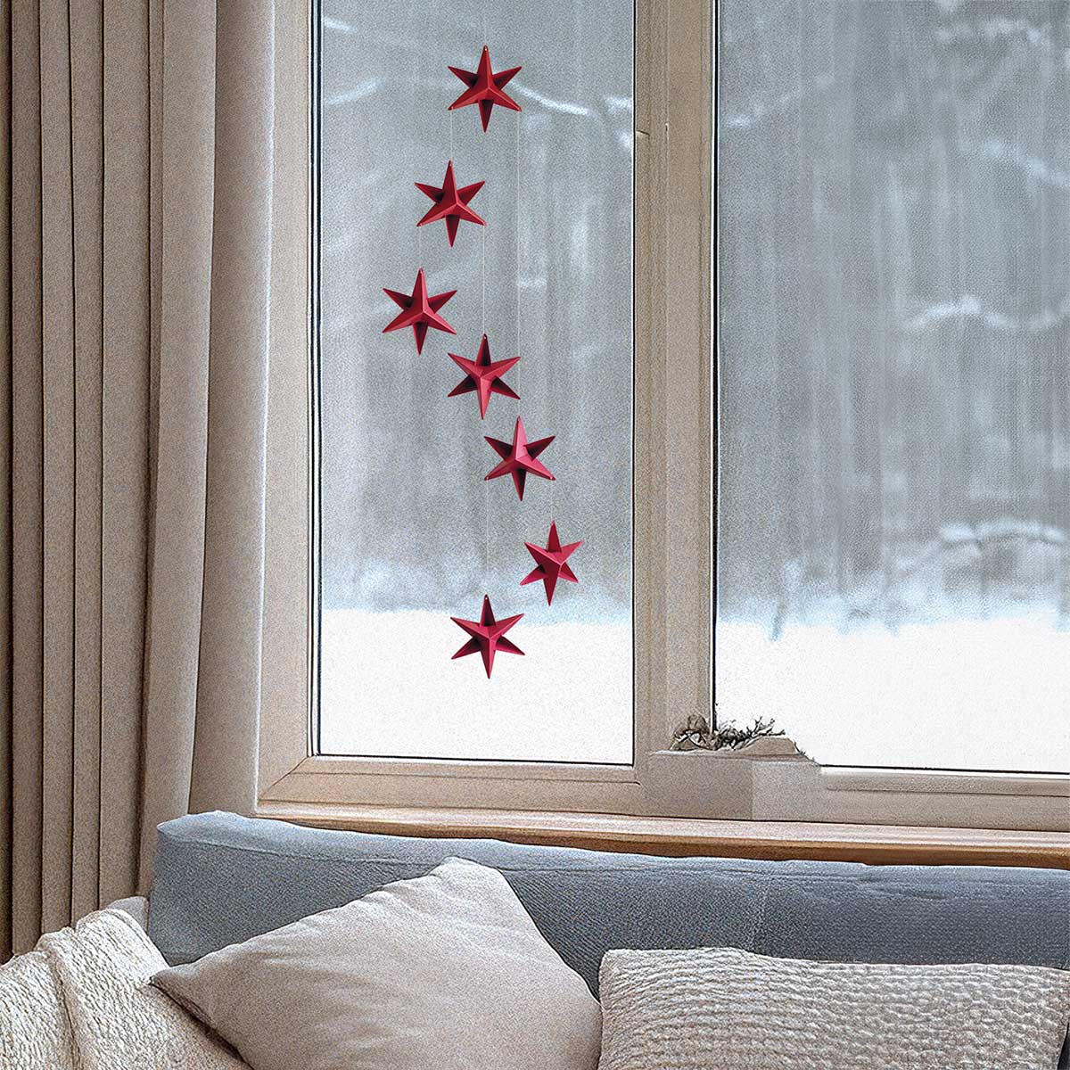 Livingly リビングリー スターモビール ( レッド / ミニ )｜北欧雑貨