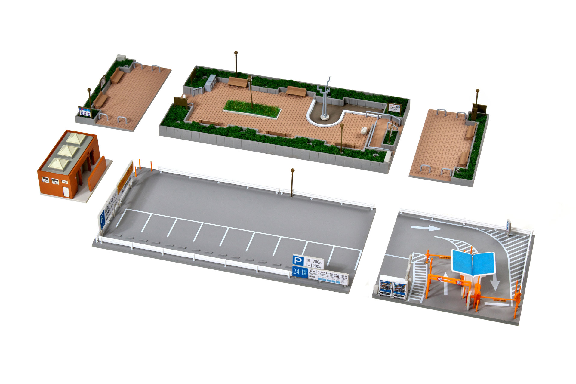 KATO 23-418 公園・駐車場セット Nゲージ | 鉄道模型 通販 ホビー