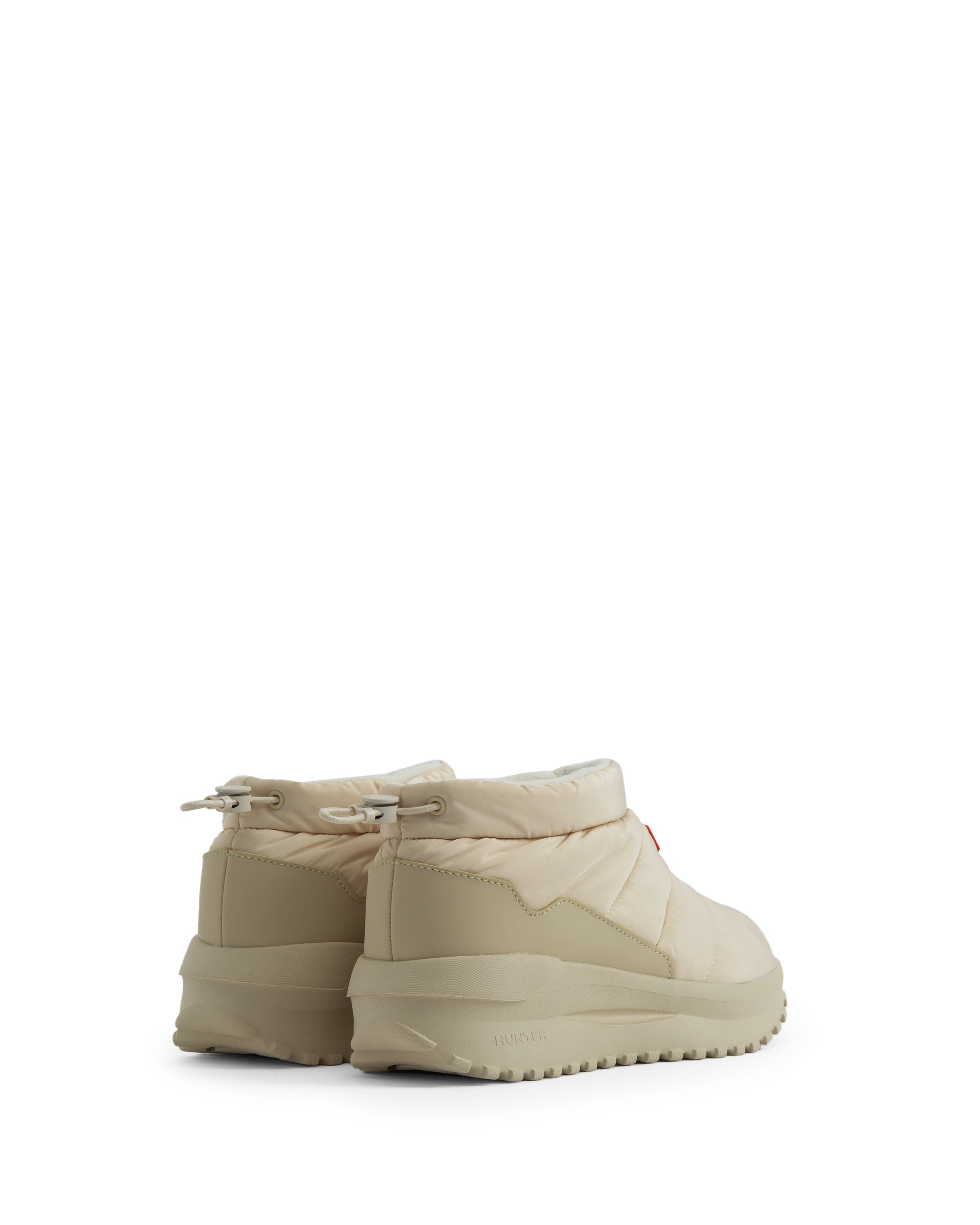 ユニセックス パフド トラベル フロー トレーナー - キャンバスクリーム