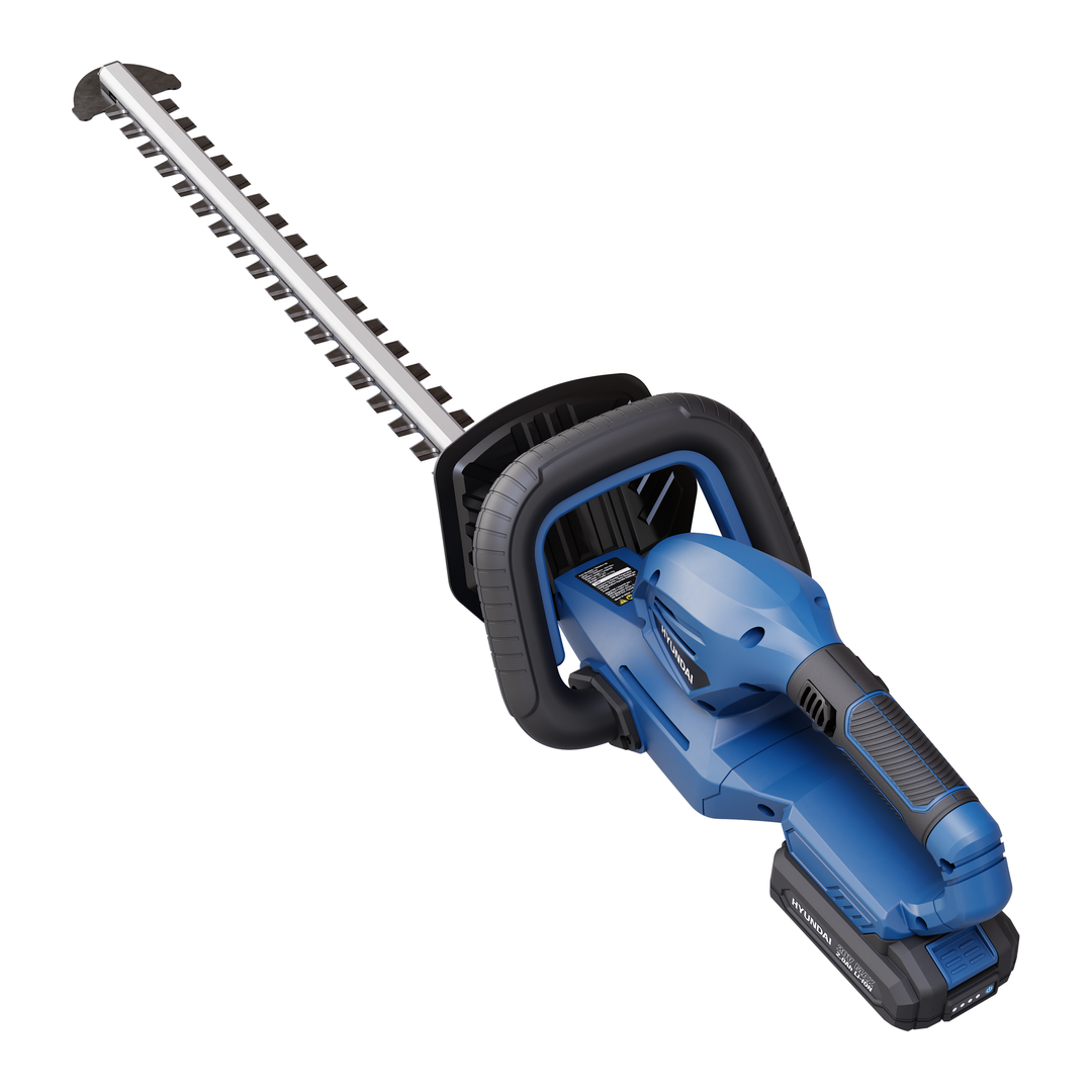 Hyundai 20V Lithium-Ion Cordless 18-In Hedge Trimmer Kit with 2.0