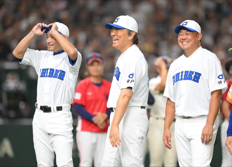 イチロー氏＆松井秀喜氏 10年ぶり再会だった 珍しい爆笑トークに球場