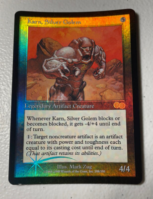 銀のゴーレムカーン Foil Foil】《銀のゴーレム、カーン/Karn, Silver