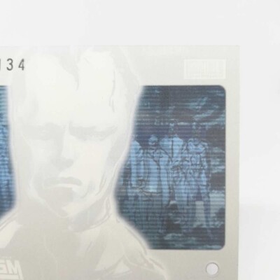 032 Decoy Octopus Metal Gear Solid Trading card Plastic Back