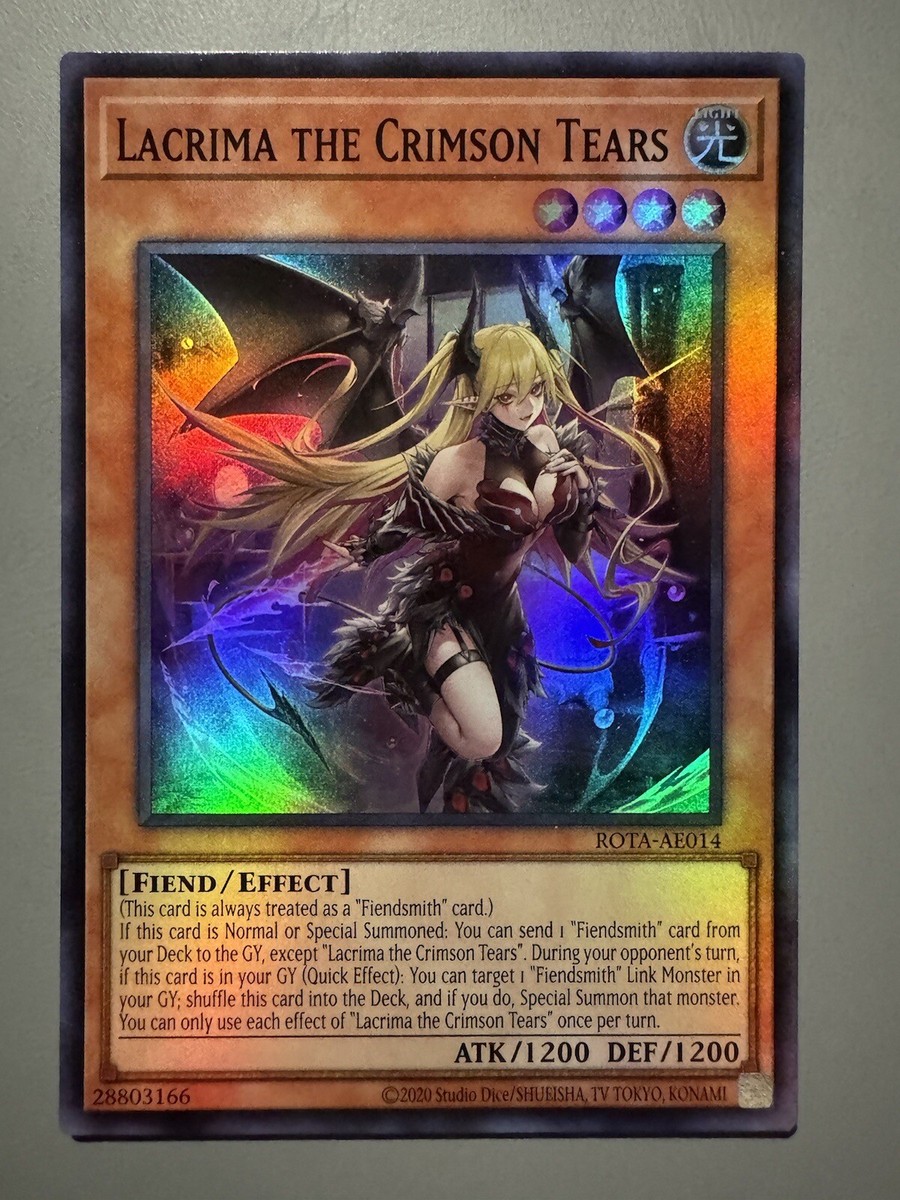YUGIOH LACRIMA THE CRIMSON TEARS ASIA ENGLISH EDITION ROTA-AE014