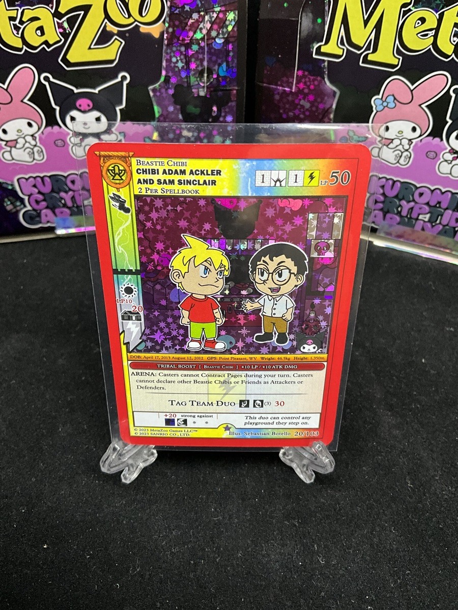 MetaZoo Kuromi Chibi Adam Ackler And Sam Sinclair 20/103 | eBay