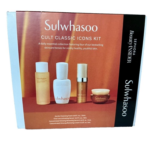 4pc SULWHASOO Cult Classic Icons Trial Kit Daily Essentials MFG