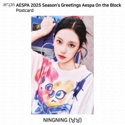 Aespa 2025 Season's Greetings Aespa On the Block Photocard