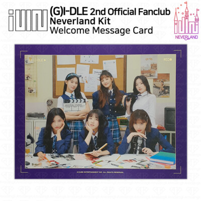 アイドル GIDLE NEVERLAND 2ND OFFICIAL FAN CLUB G)I-DLE G-IDLE 2nd