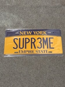 Supreme License Plate | eBay