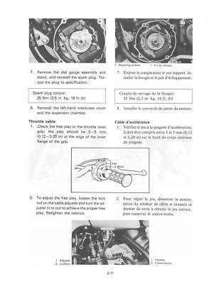 YAMAHA Workshop Manual YZ250 L 1984 Maintenance Service & Repair
