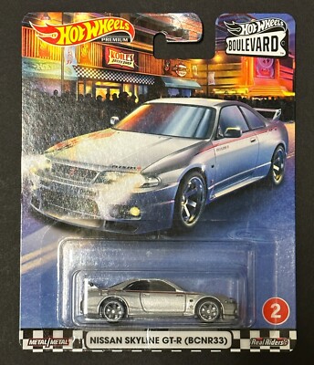 Hot Wheels Boulevard # 2 NISSAN SKYLINE GT-R (BCNR33) ,Free