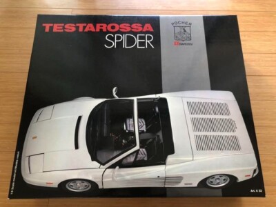 POCHER 1/8 Ferrari Testarossa Spiderlarge Assembly Kit Unassembled