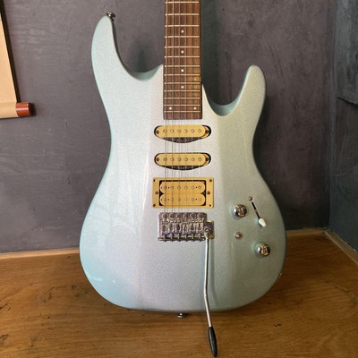 Electric Guitar Aria Pro II Magna Series Blue 1998 S/N S99051248