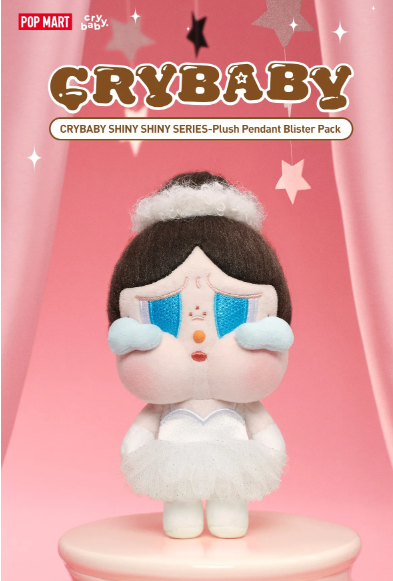 CRYBABY SHINY SHINY SERIES- PLUSH PEDANT BLISTER PACK HOT CUTE TOY