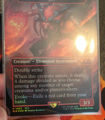 Ifrit Fury FOIL Unplayed NM MTG Final Fantasy X Secret Lair Bonus