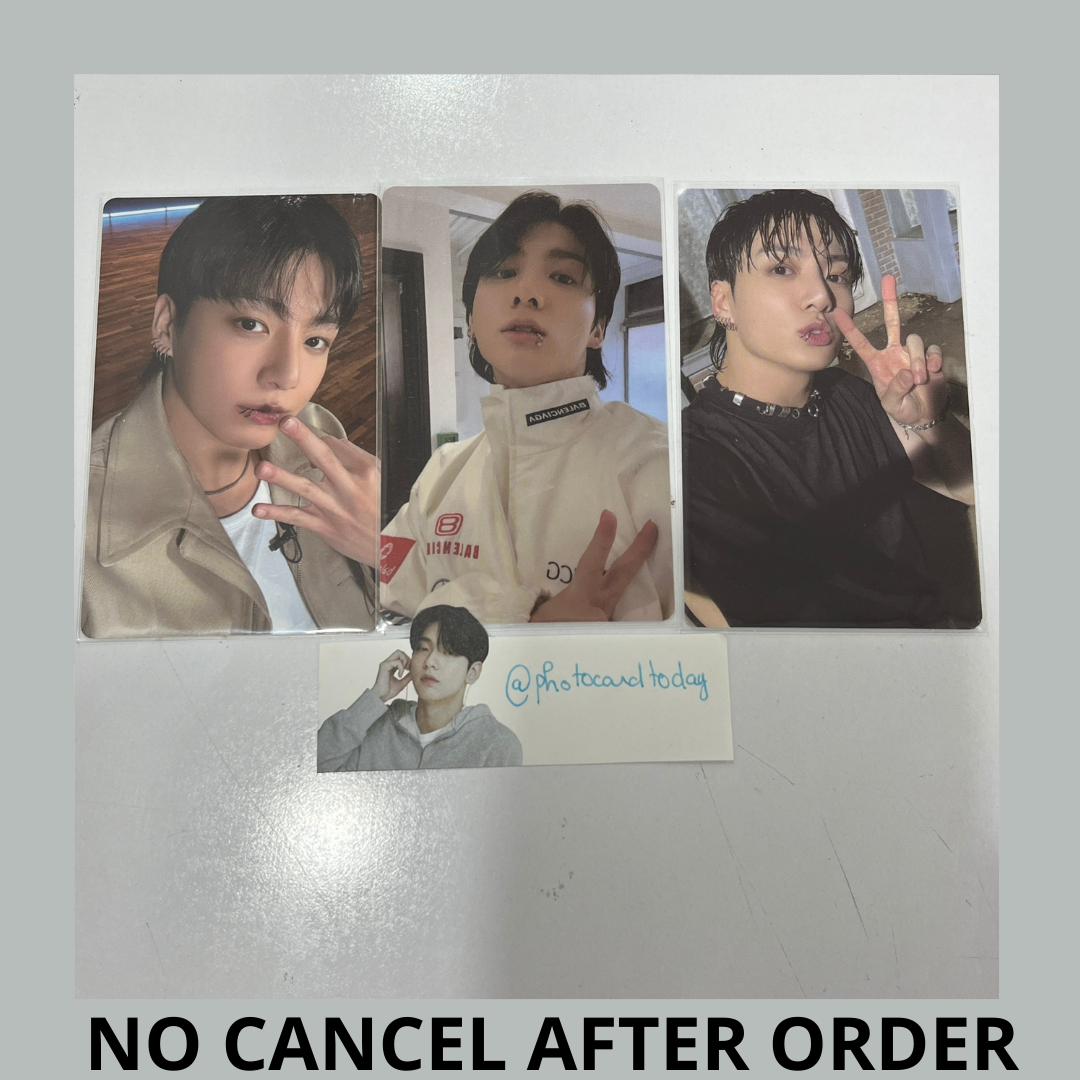 JUNGKOOK JK ALBUM GOLDEN LUCKY DRAW LD M2U OFFICIAL PHOTOCARD BTS
