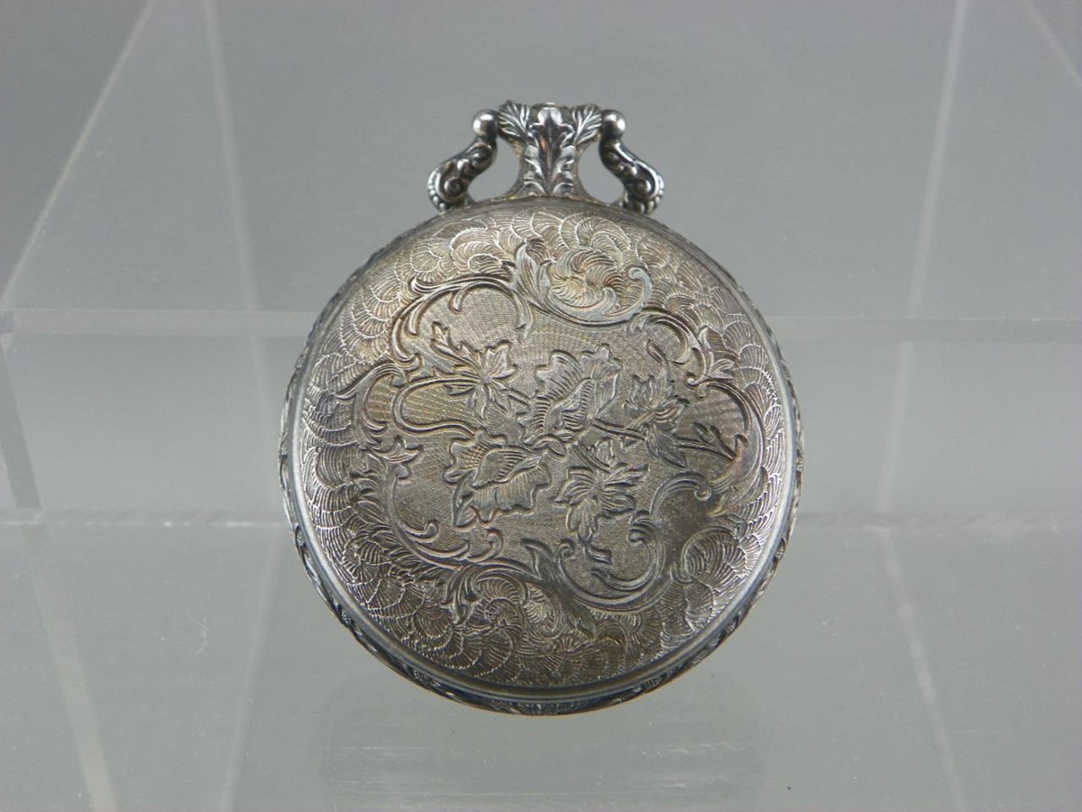 Vintage 1950's Arnex Belle Suisse 17 Jewel Incabloc Silver Hunter