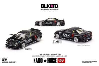 Kaido House BLKLTD BLK LTD Nissan Skyline GT-R R34 #0 MDX #077/200