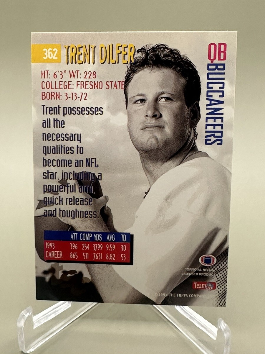 TRENT DILFER 1994 Topps Stadium Club Draft Pick ROOKIE #362 - NM