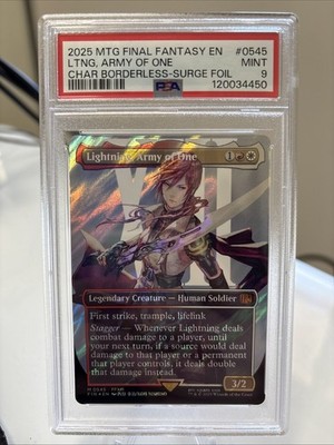 Lightning, Army of One (0545) (Borderless) (Surge Foil) Final