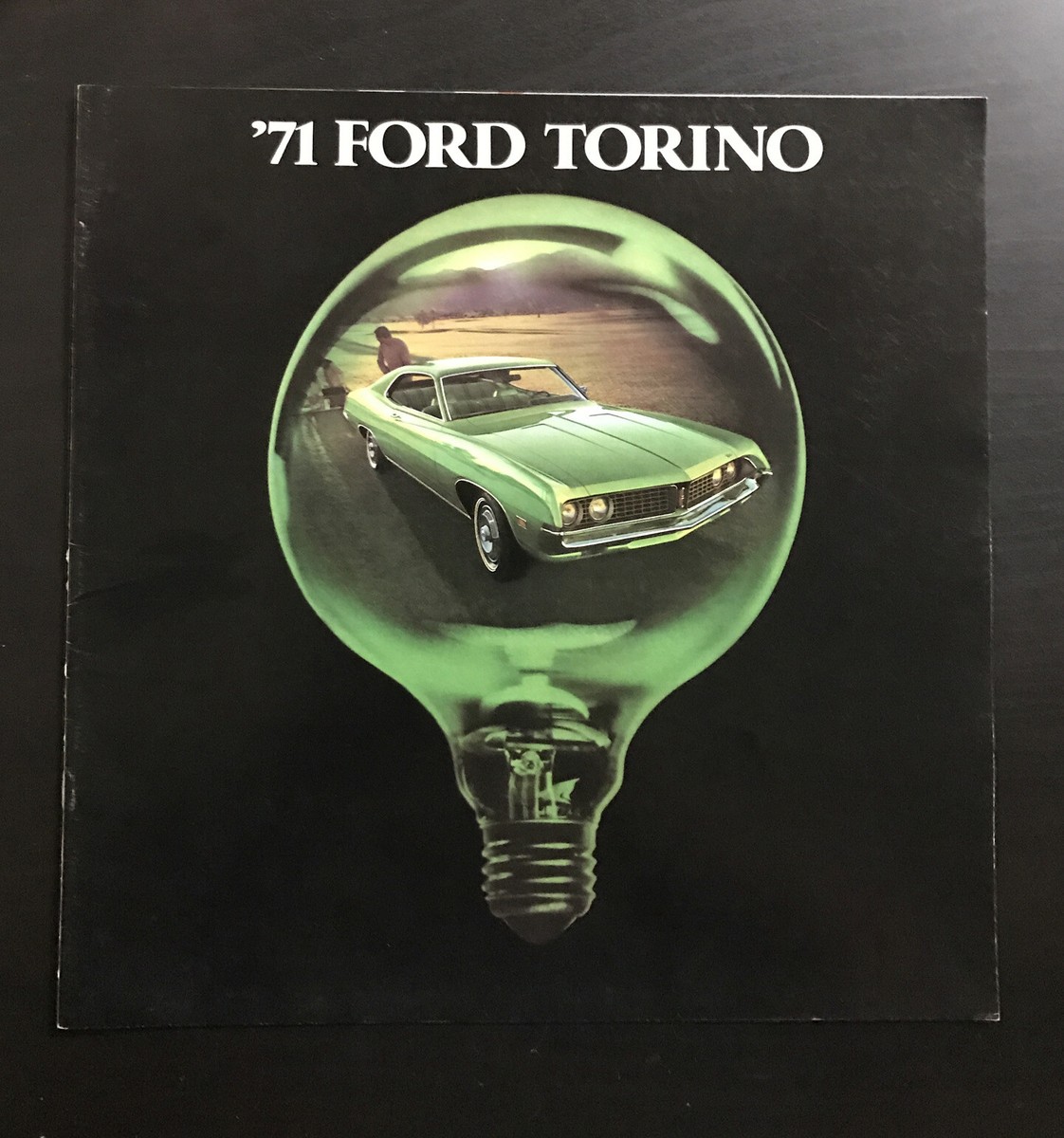 Original 1971 Ford Torino Sales Brochure 71 Brougham GT Cobra 500