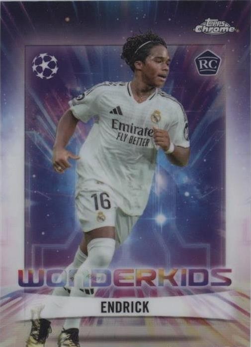 2024-25 Topps Chrome Uefa Club Competitions - Wonderkids Endrick