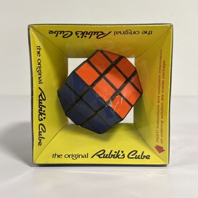 Vintage 1980 Ideal Rubik's Cube Sealed Original Black Box Made in