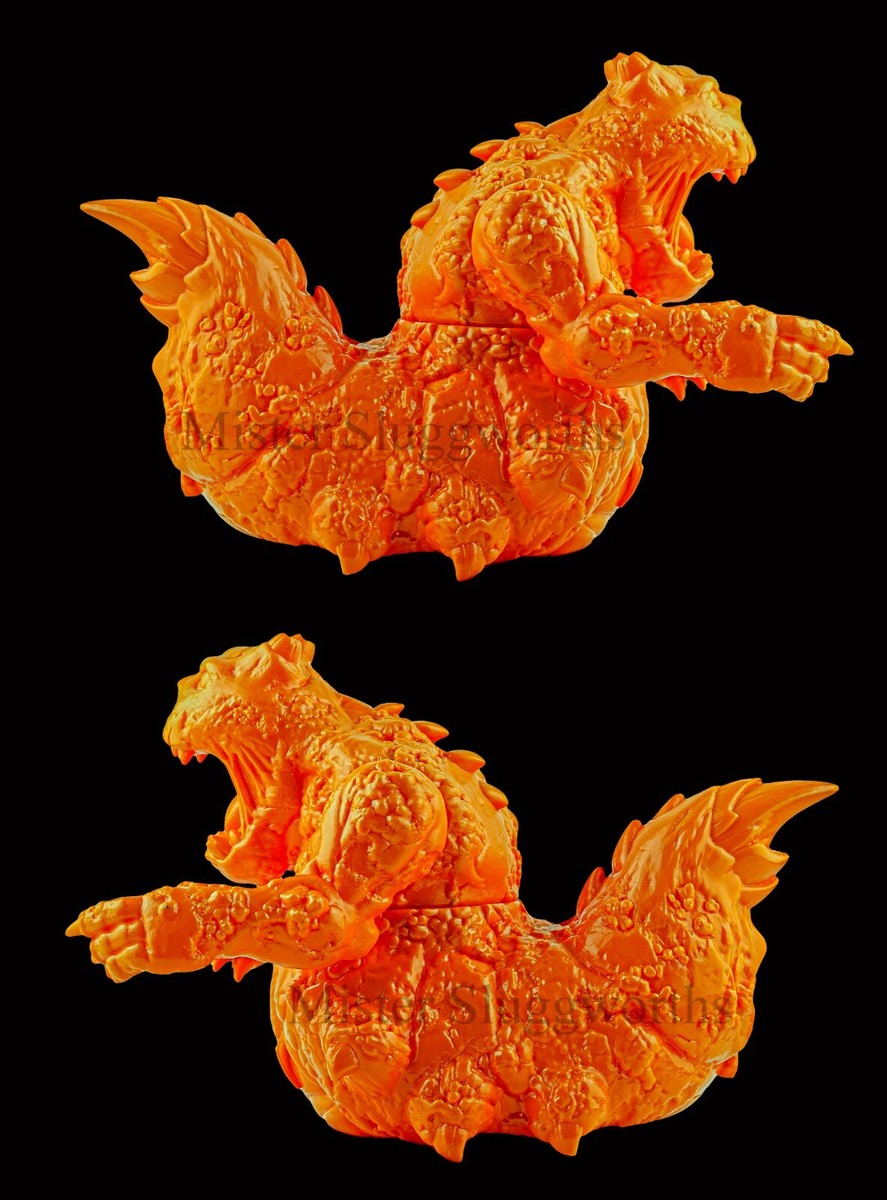 Burudoza Orange Swamp Thing Larve Japan Soft Vinyl KAIJU SOFUBI