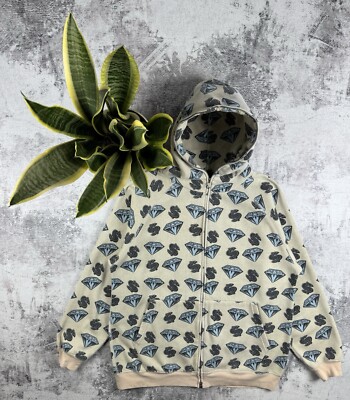 VINTAGE BBC BILLIONAIRE BOYS CLUB MONOGRAM FULL ZIP DOLLAR DIAMOND