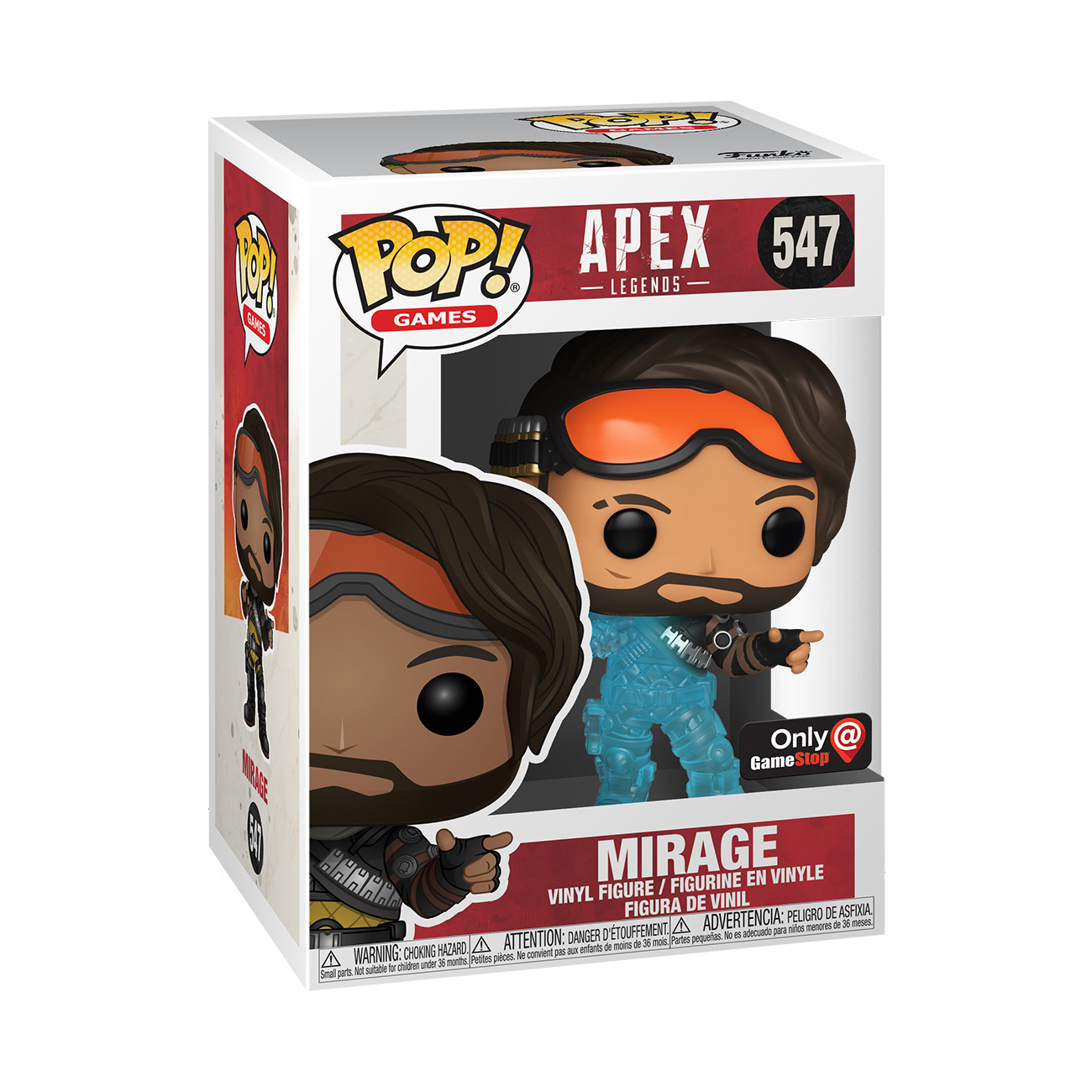 Funko Pop! Vinyl: Apex Legends - Mirage (Translucent) - GameStop