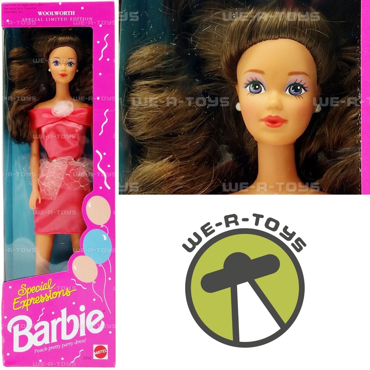 Special Expressions Barbie Woolworth Limited Edition Rare Brunette