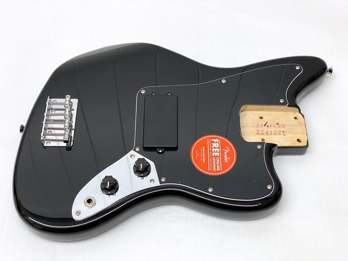 Genuine Fender Squier Affinity FULLY LOADED JAG BASS BODY Black
