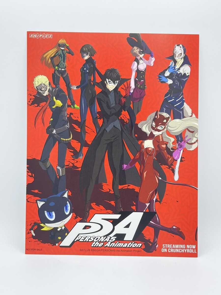 Persona 5 the Animation P5A 2018 Aniplex 8.5x11