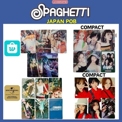 LE SSERAFIM 'SPAGHETTI' 1st Single Official JAPAN POB Photocard PC