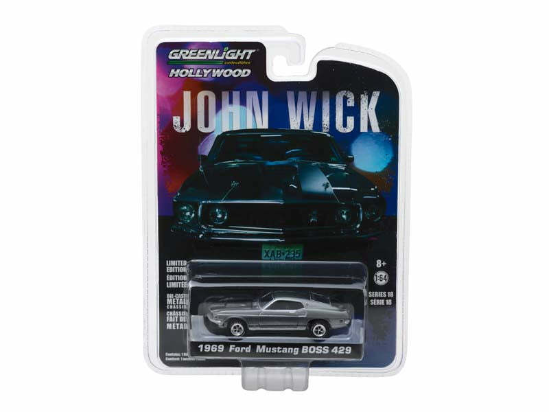 1969 Ford Mustang BOSS 429 - John Wick 1:64 Scale Model Car