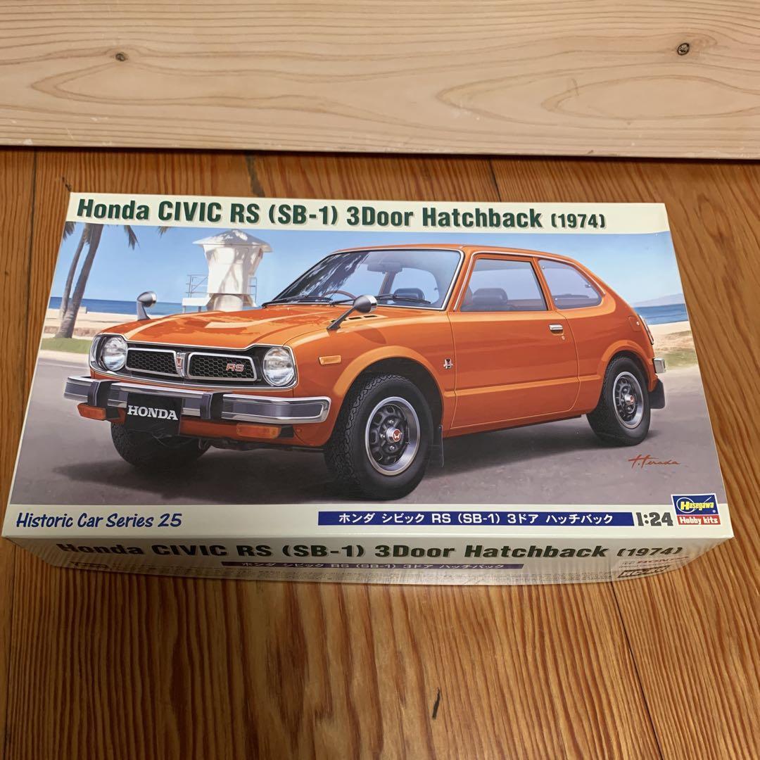 Hasegawa 1/24 Model Kit Honda Civic RS 3 Door Hatchback Hobby